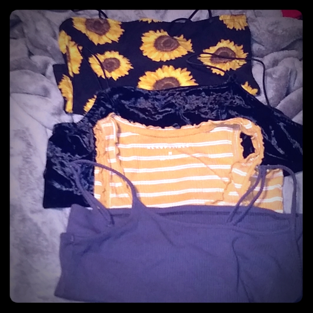 4 crop tops